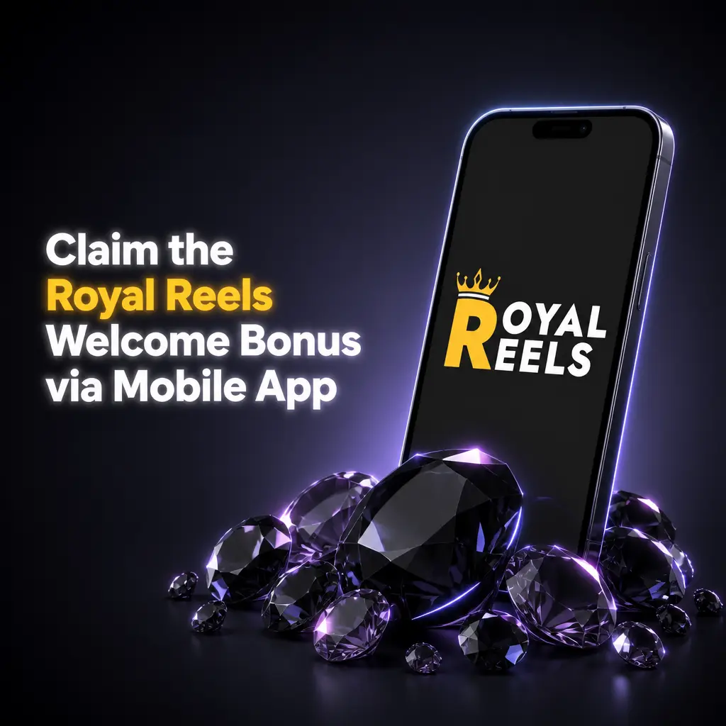 Royal Reels mobile app welcome bonus