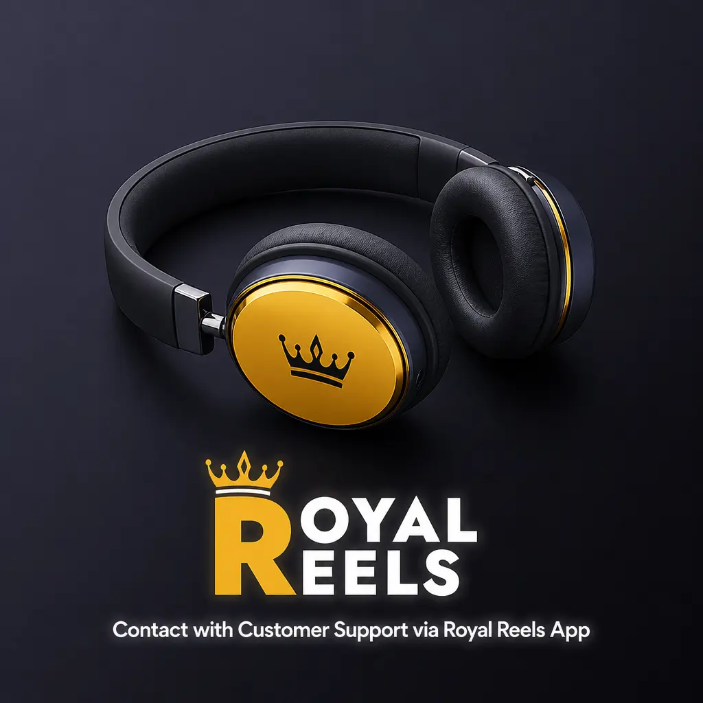 Royal Reels customer support team assisting a player via the app