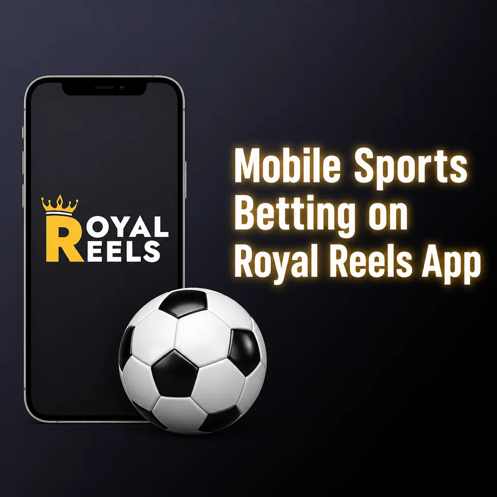 Royal Reels betting app showing sports markets