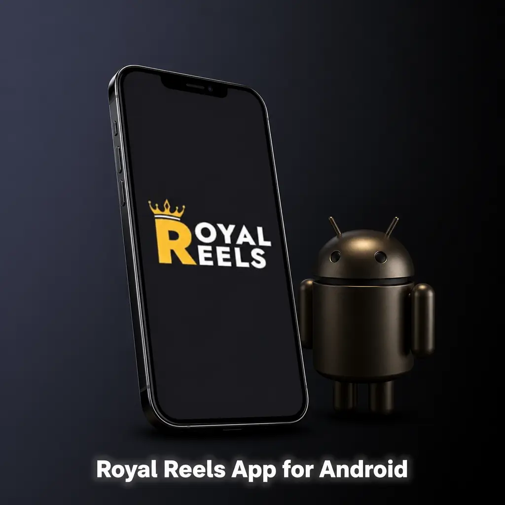 Royal Reels Android app on a smartphone screen