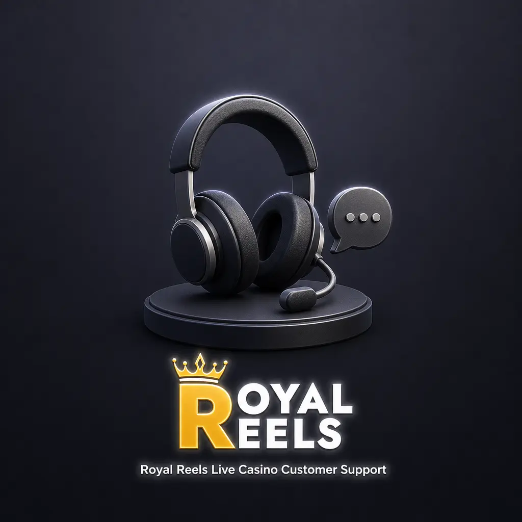 Royal Reels live casino support agent assisting a player