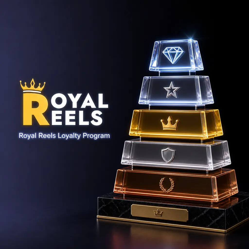 Royal Reels Loyalty Program tier badges
