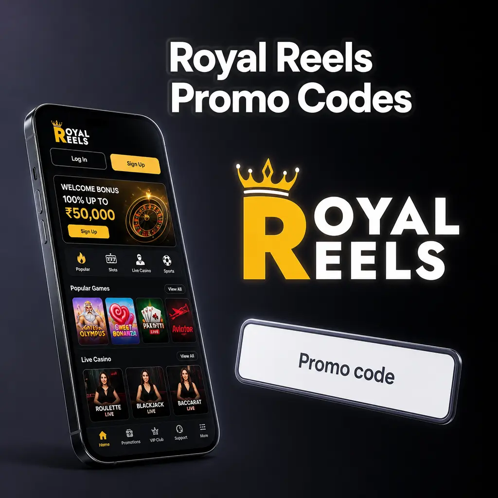 Royal Reels promo codes cashier screen